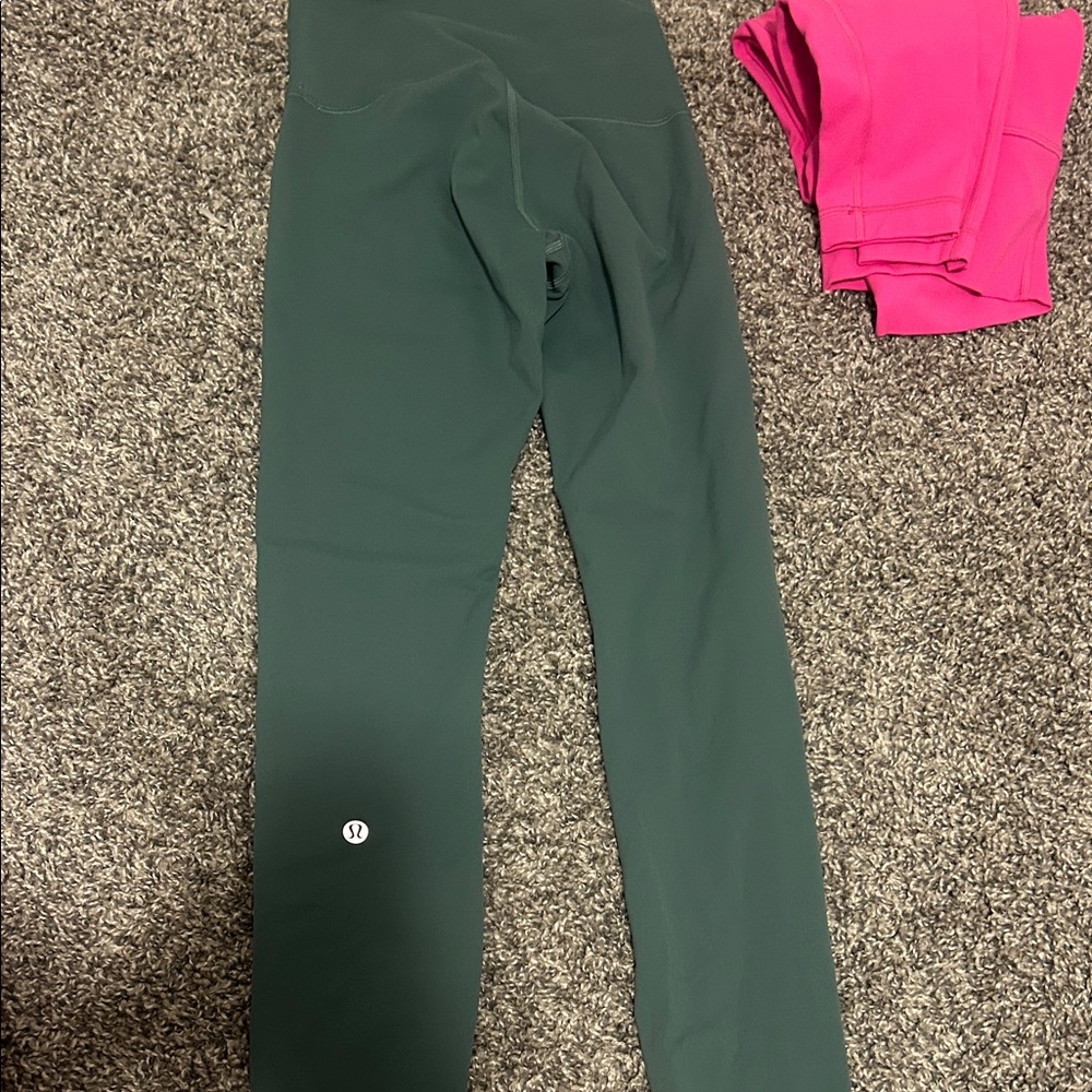 lululemon athletica Leggings in Dark Green